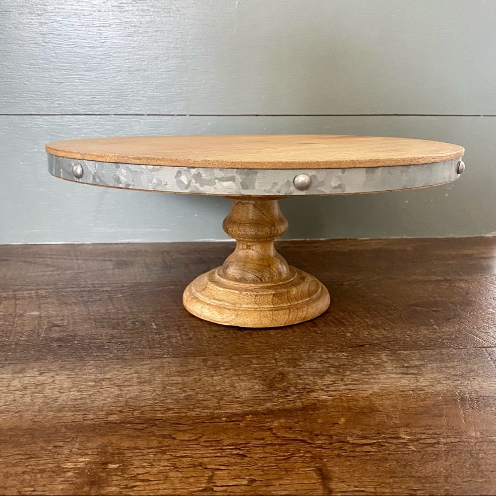 Wood Cake Stand